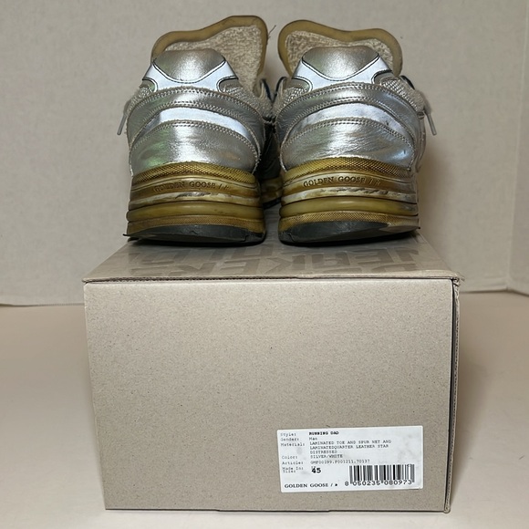 Golden goose men’s running dad, silver white and blue size 45 - Picture 4 of 9